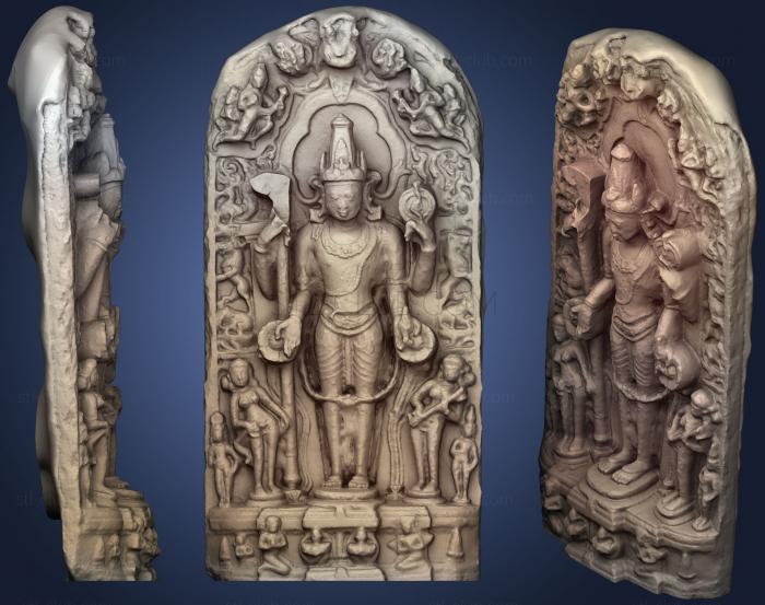 Скульптуры индийские Стиль Вишну Локешвара Пала Сена